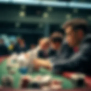 Innovative Betting Strategies Explored An artistic depiction of various betting strategies in action.