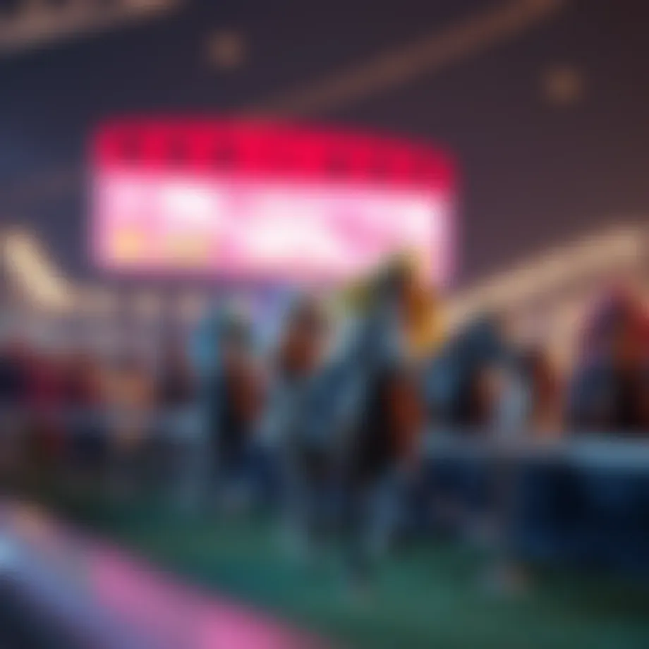 Virtual horse racing event with digital interface